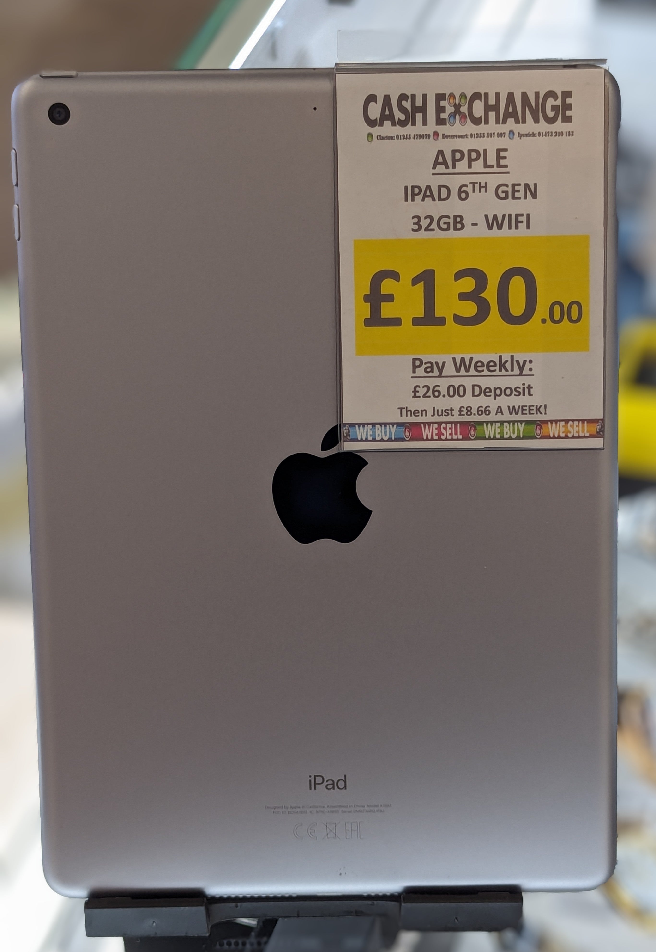 Apple iPad 6th Generation sold 32GB in Silver